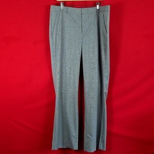 NEW BANANA REPUBLUC Logan Trouser Pants Gray Womens Size 16‎ Career Professional
